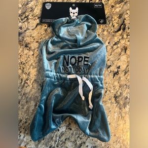 Silver Paw Coco Velour Pjs - Teal in XS